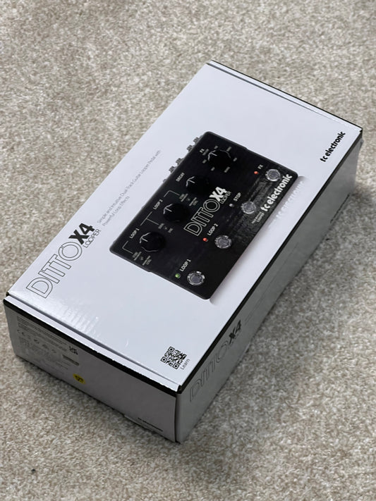 TC Electronic Ditto X4 Looper Guitar Effects Pedal