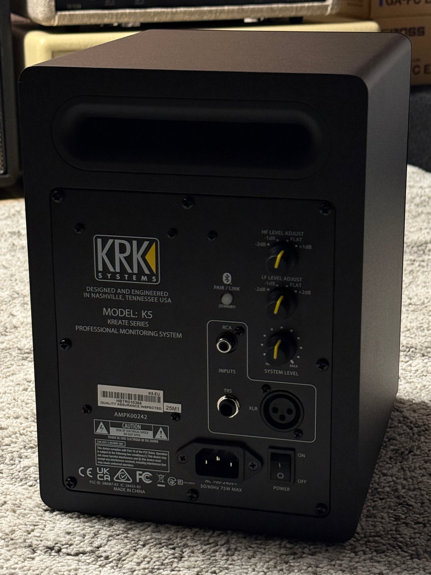 KRK Kreate 5 Powered Studio Monitors with 5" Woofer and Bluetooth