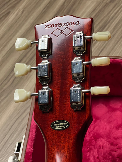 Epiphone 1959 Les Paul Standard Reissue in Washed Bourbon Burst w/Case 25011520083