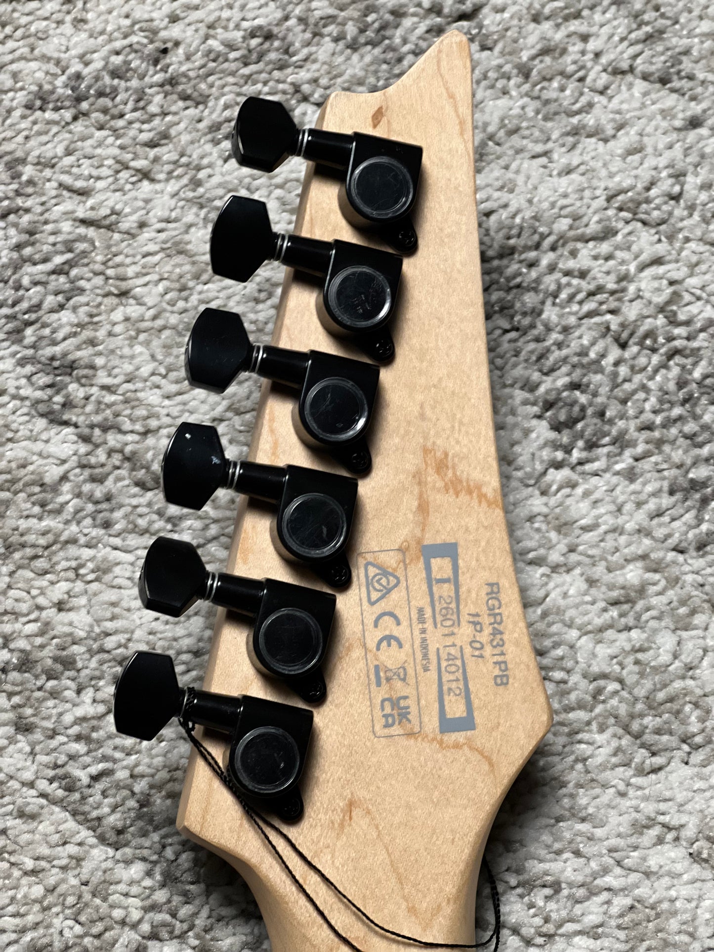 Ibanez RGR431PB-CGF Electric Guitar in Charcoal Gray Flat