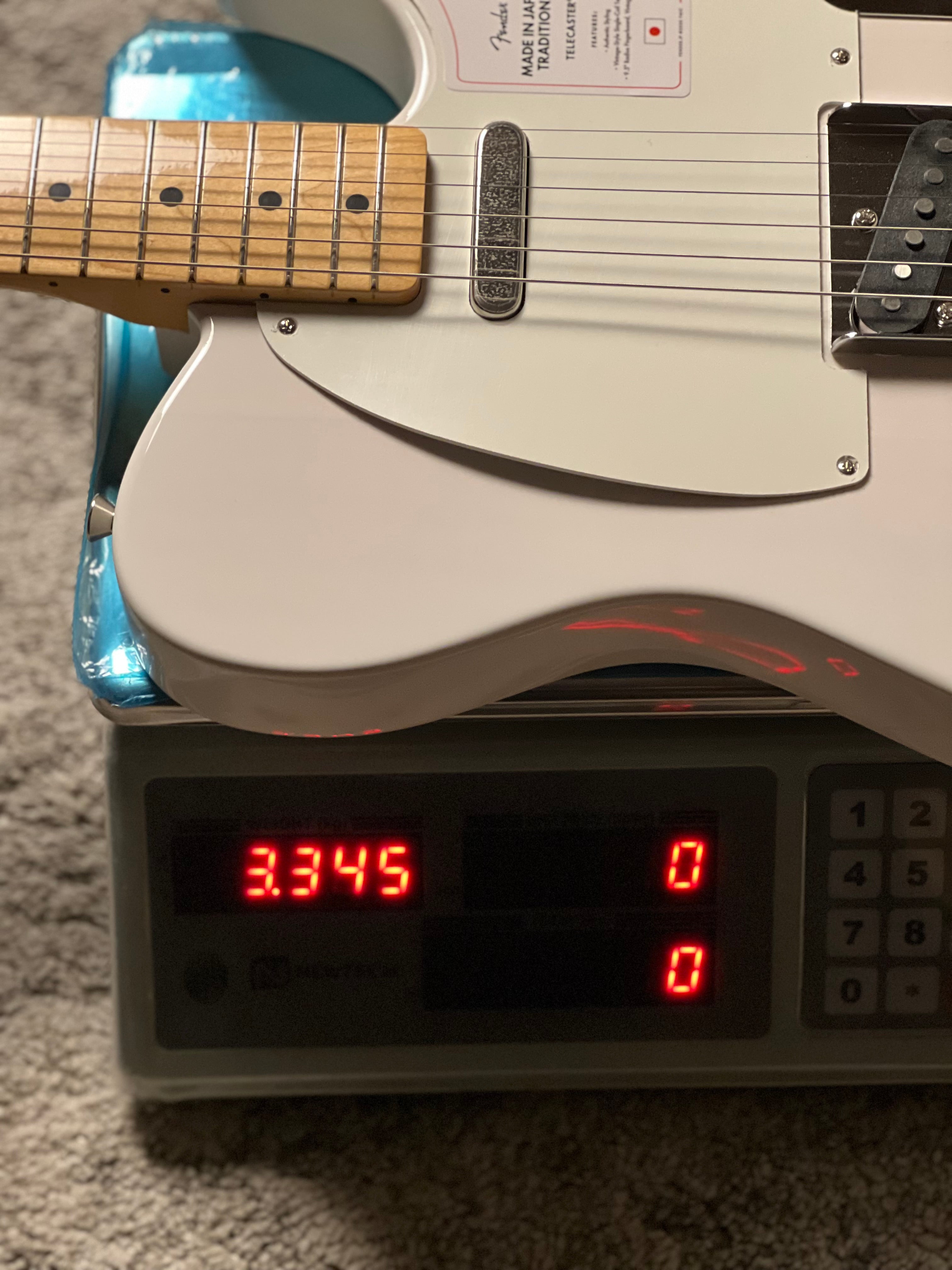Fender Japan Traditional II 50s Telecaster with Maple FB in White