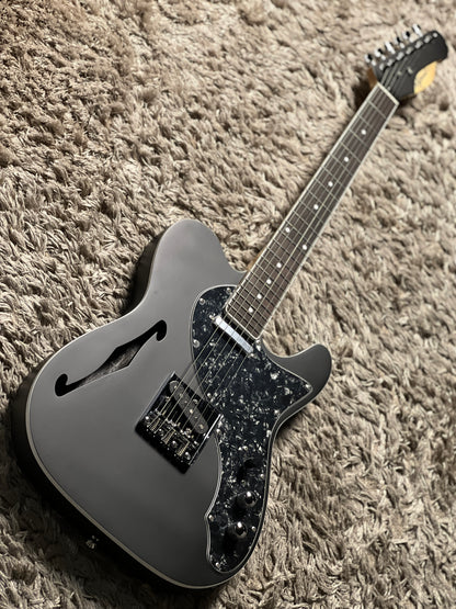 SLX Musicool Raven Thinline in Stealth Black with Rosewood FB
