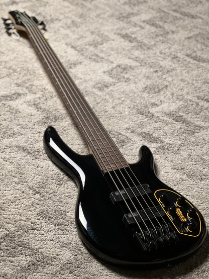 Cort C5 Deluxe Electric Bass Guitar in Black