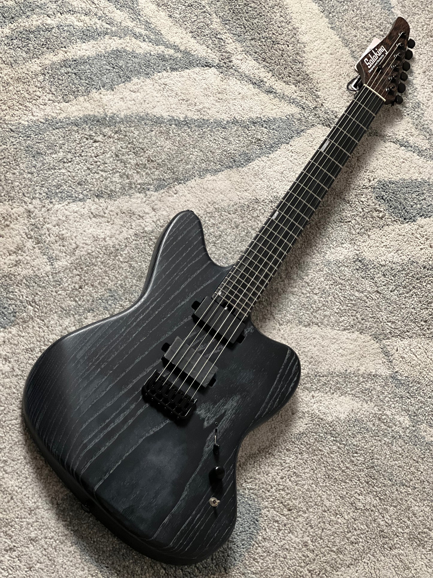 Soloking MJM-1 Custom HH with Wenge Neck in Driftwood Black