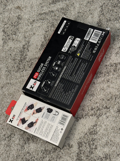 Xvive P58 + H3 5.8GHz Wireless Guitar Pedal System with Transmitter Holder