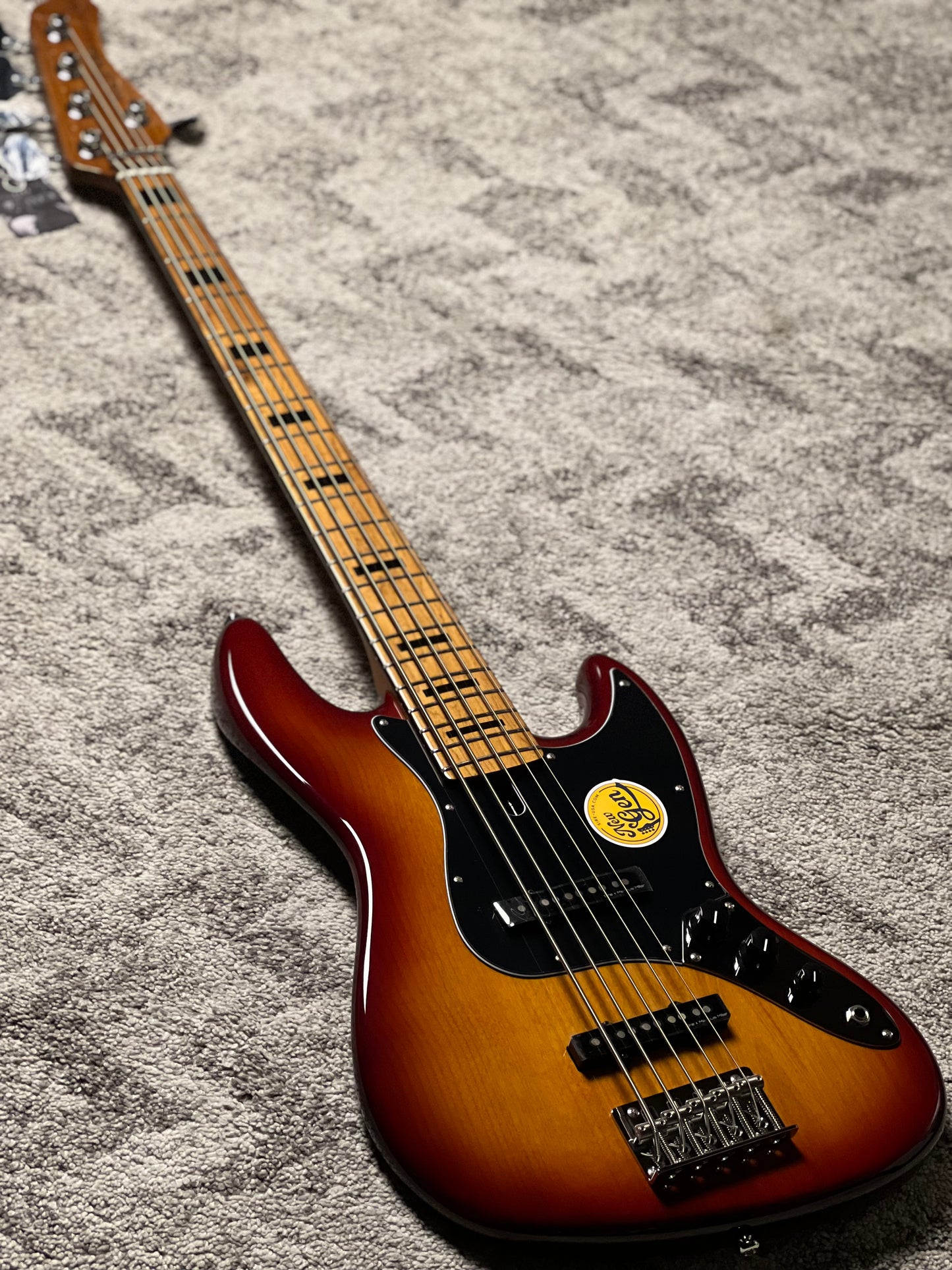 Sire Marcus Miller V5 Alder 5-String Bass Guitar in Tobacco Sunburst