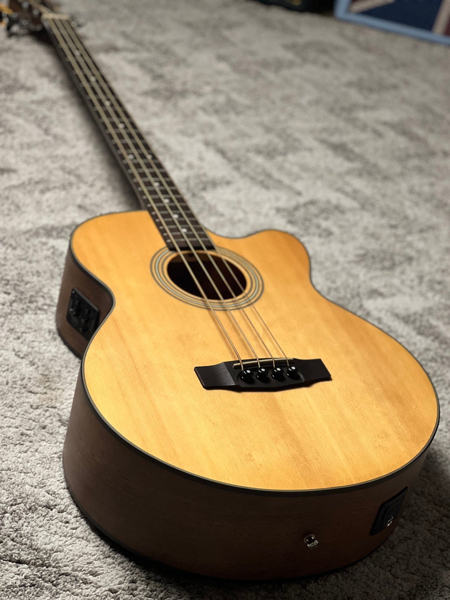 Cort SJB5F-NS Acoustic Bass in Natural Satin