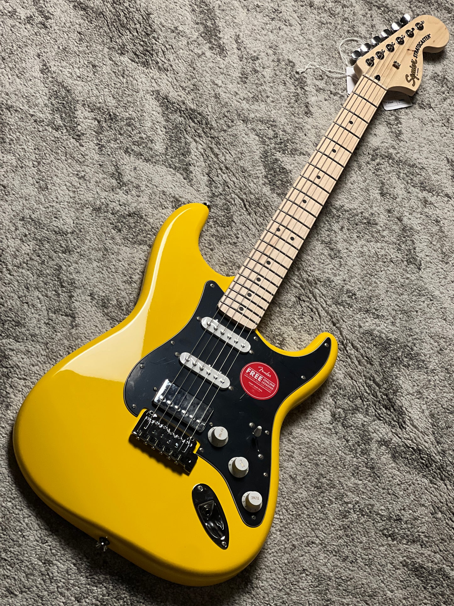 Squier FSR Affinity Series Stratocaster HSS with Maple FB in Graffiti Yellow