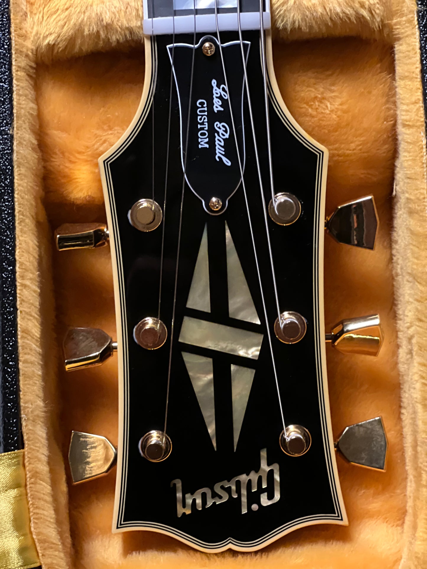 Gibson 1968 Les Paul Custom Reissue Gloss in Ebony w/Case 602878