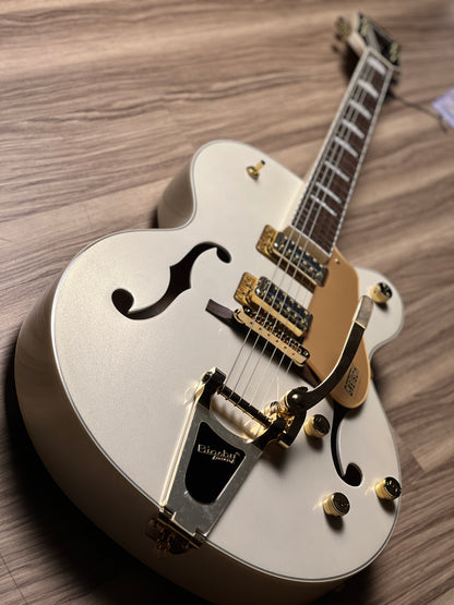 Gretsch FSR G5427TG Electromatic Hollow Body Single-Cut Guitar In Champagne White