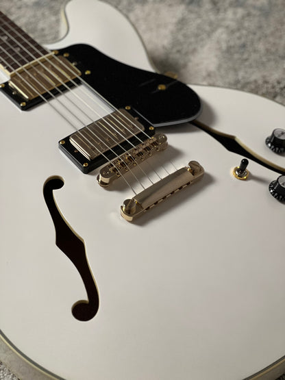 Soloking SH-335 Heritage in Alpine White with Gold Hardware