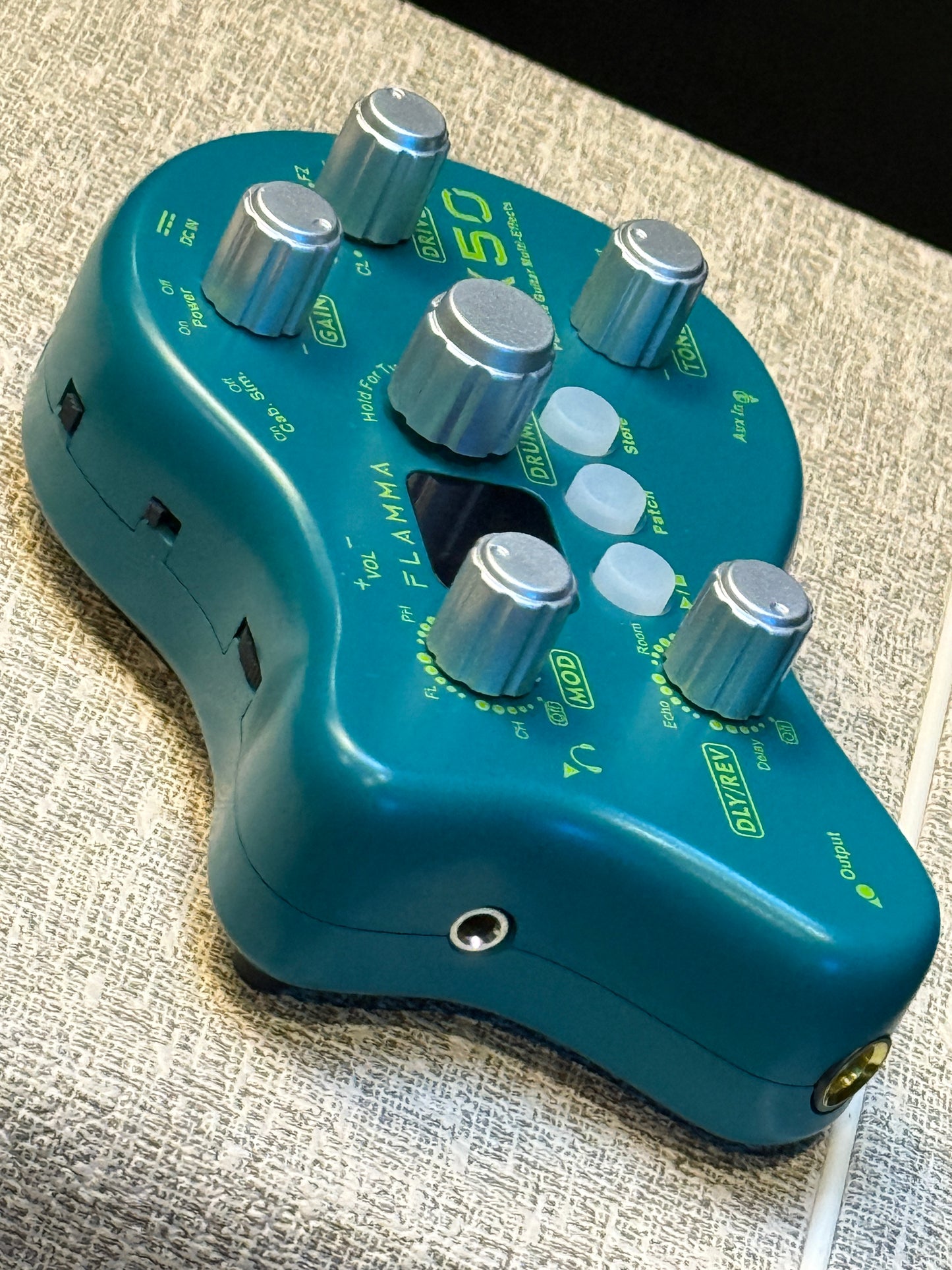 Flamma FX50 Practice Guitar Pedal Multi Effects Pedal Mini Portable