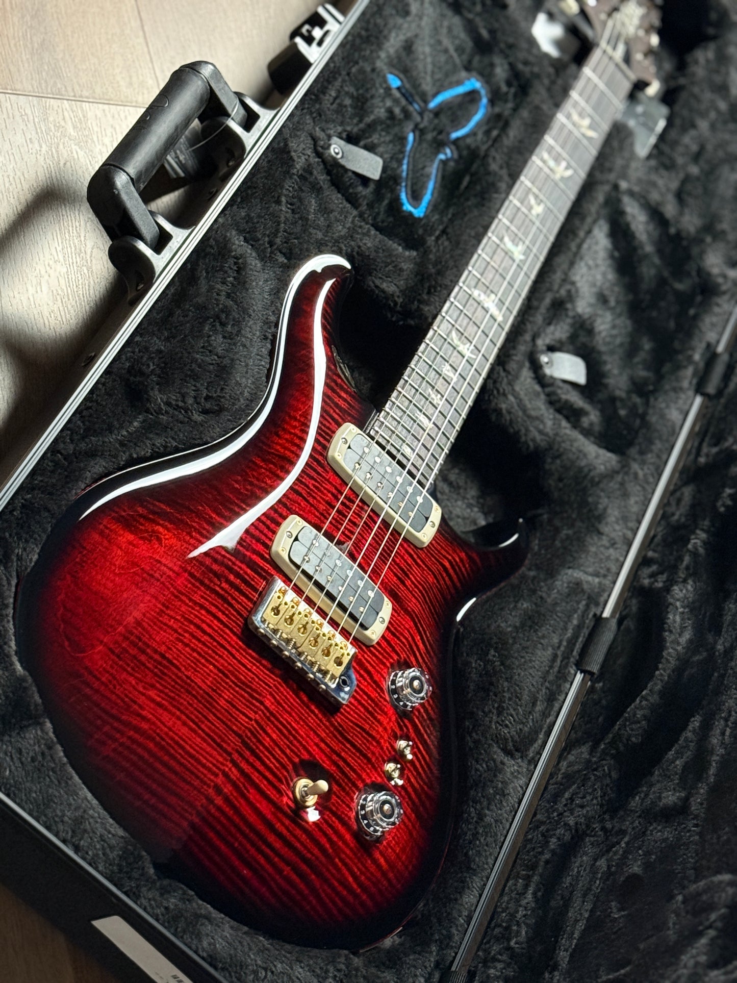PRS Custom 24-08 10-Top in Fire Smokeburst 0415550