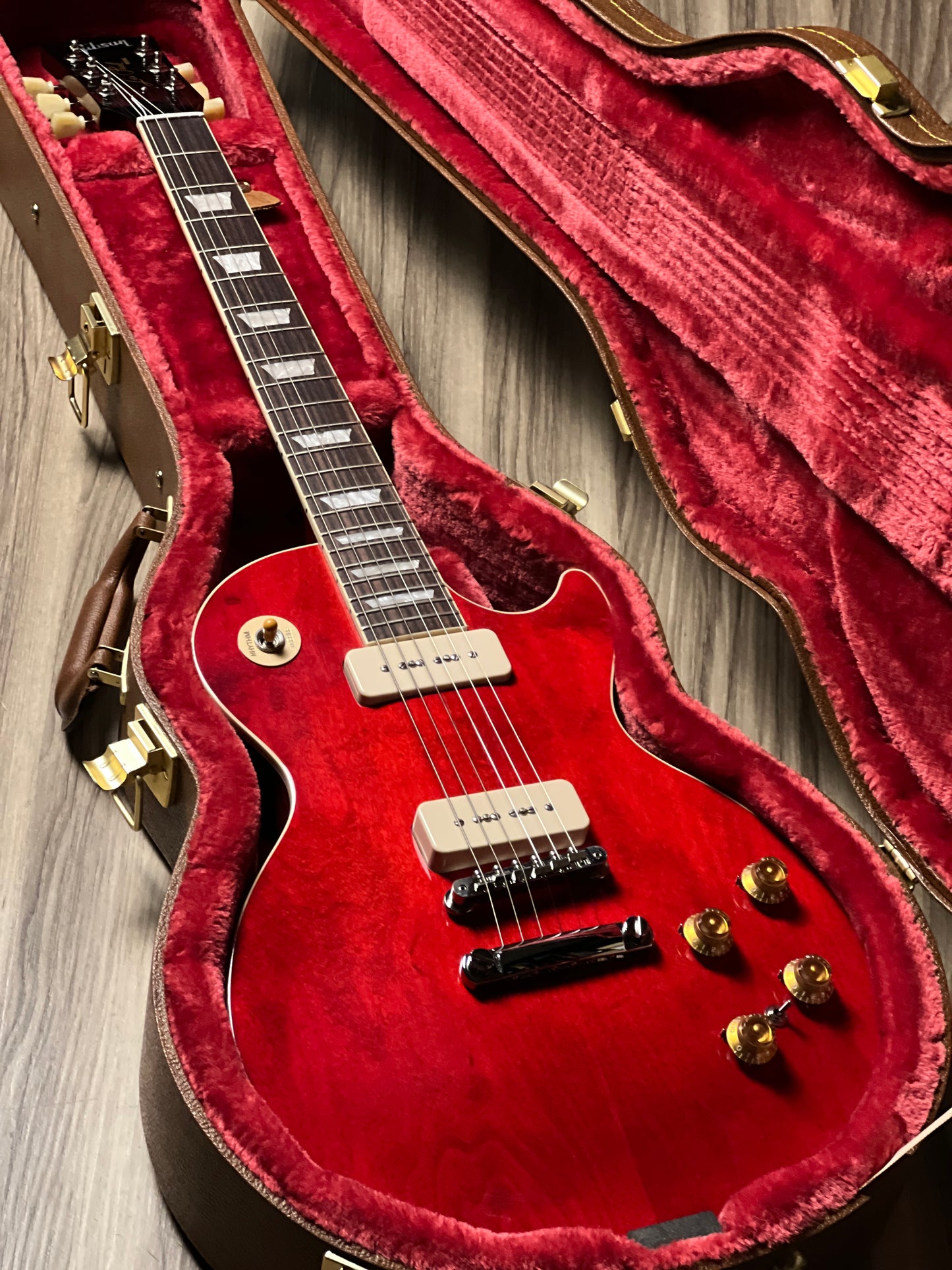 Gibson Les Paul Standard Warren Haynes 50s P-90 in Sixties Cherry w/Hardcase