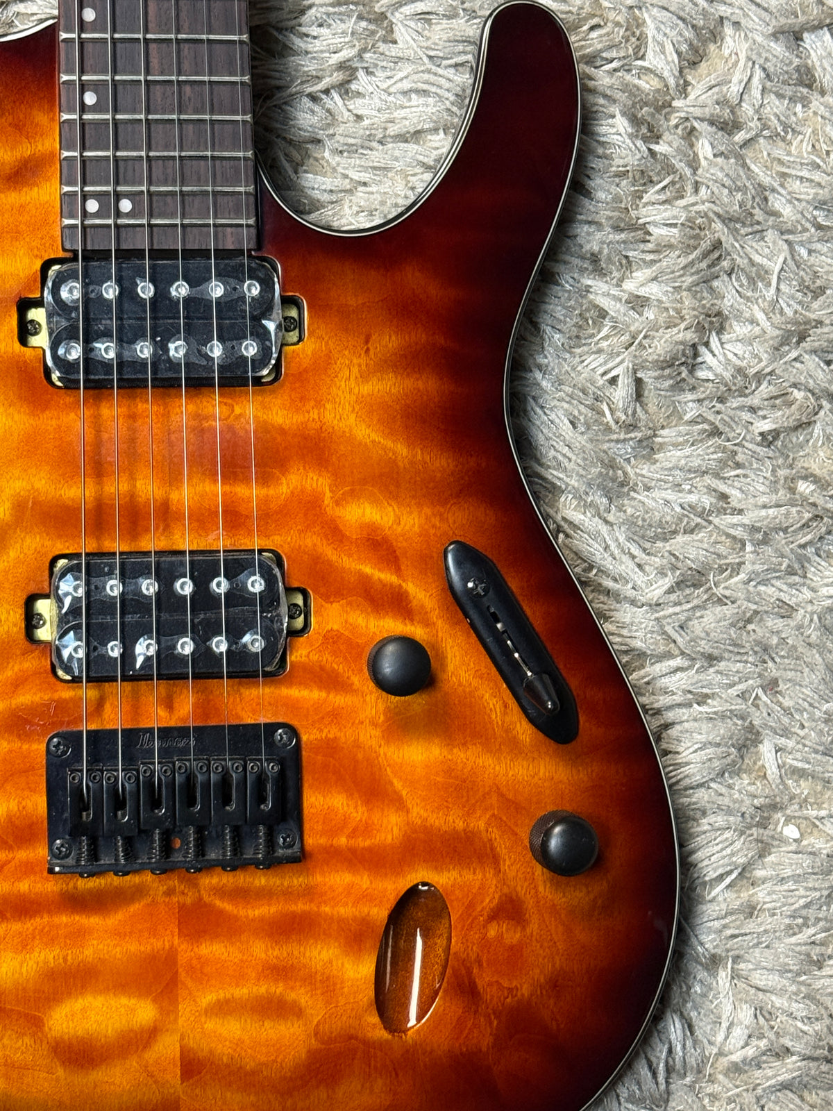 Ibanez S621QM-DEB In Dragon Eye Burst I260715620 (USED)