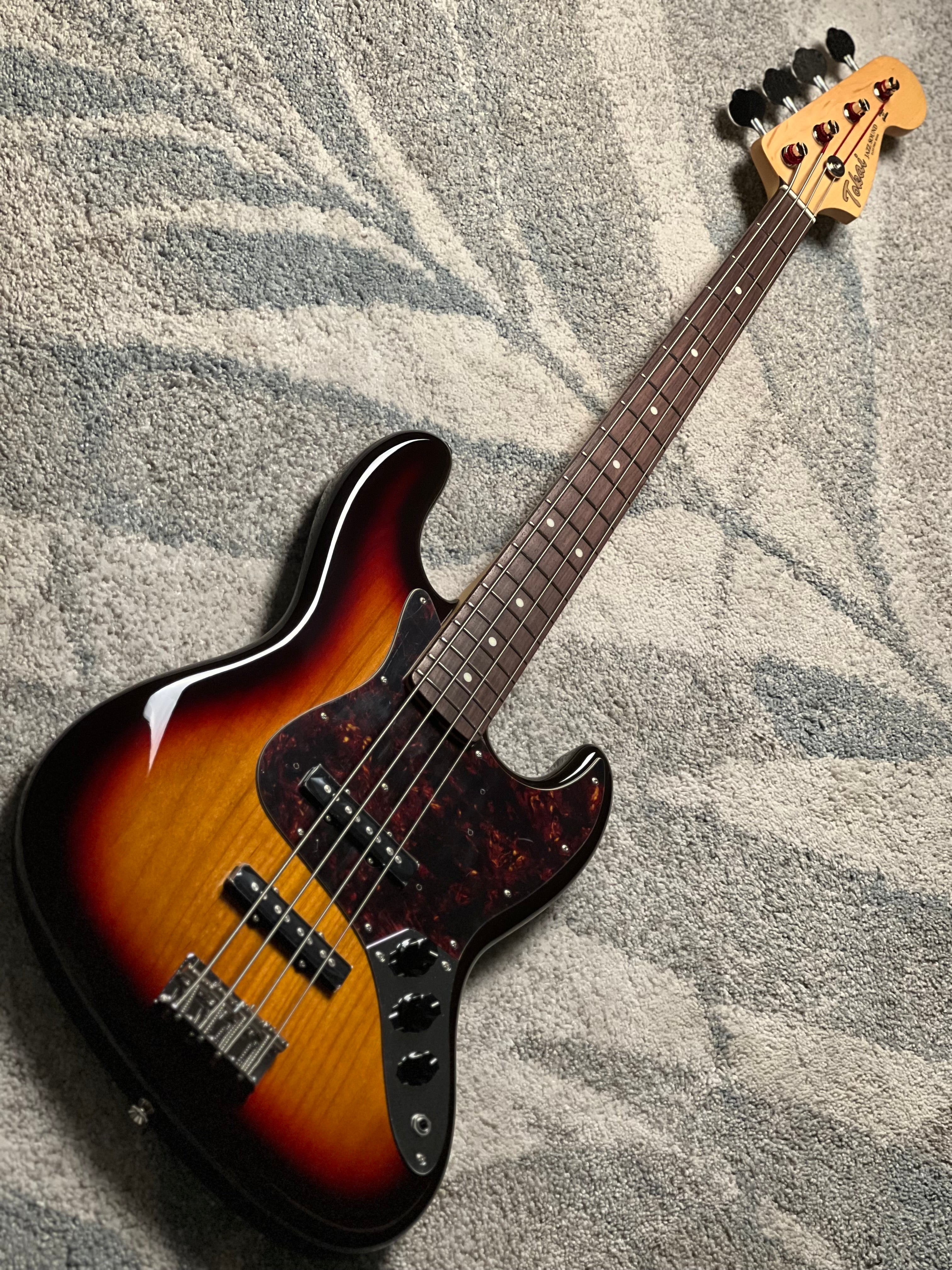 Tokai TJB-55 YS/R Jazz Sound Bass Japan in Yellow Sunburst 230107