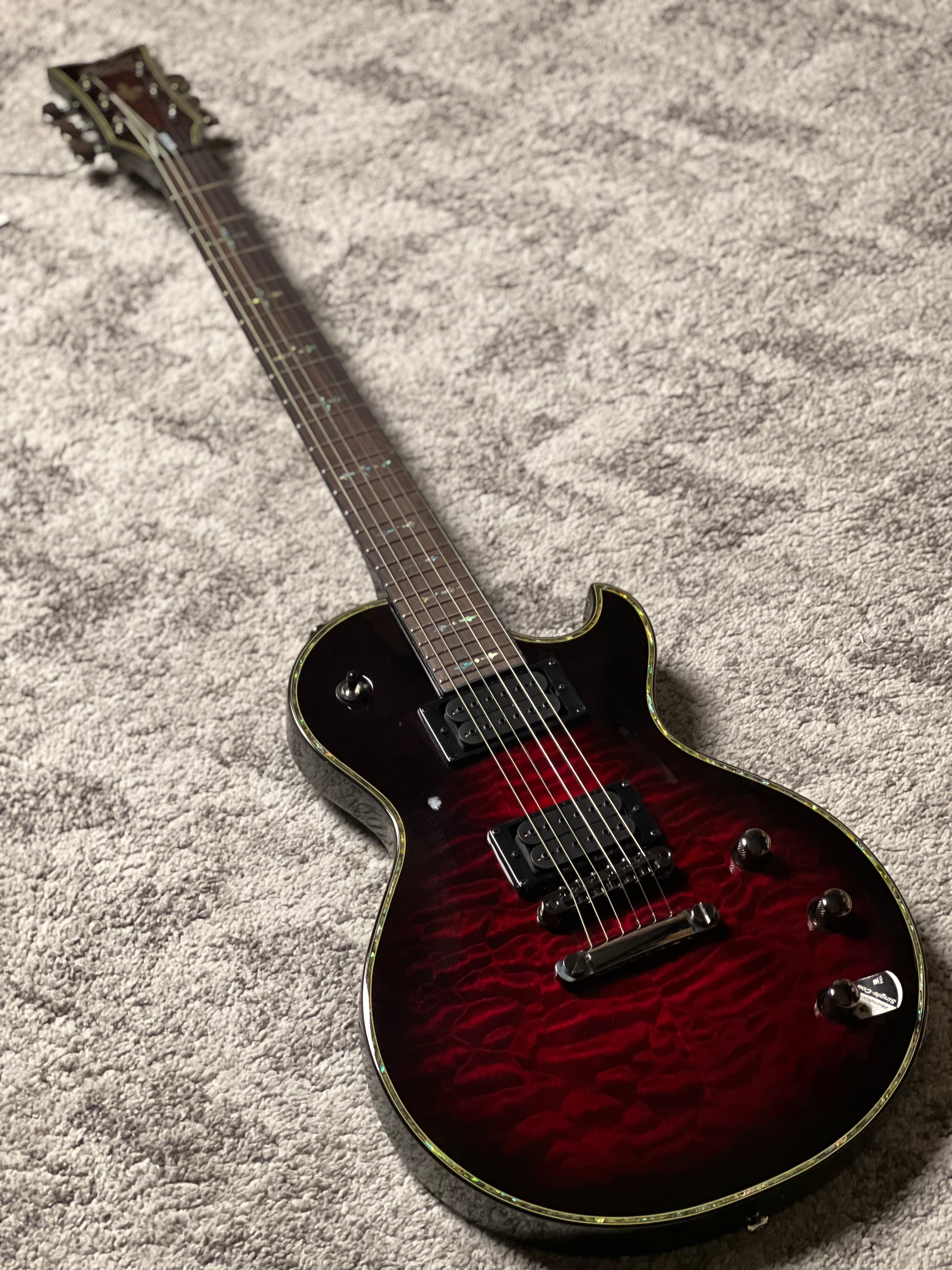Schecter Hellraiser Solo-II Passive in Black Cherry W19040014
