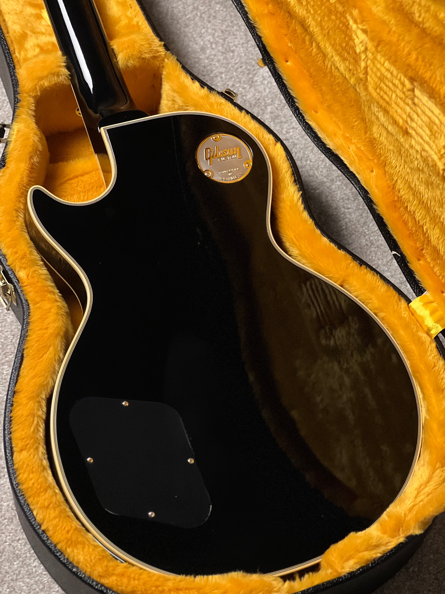 Gibson 1968 Les Paul Custom Reissue Gloss in Ebony w/Case 503938