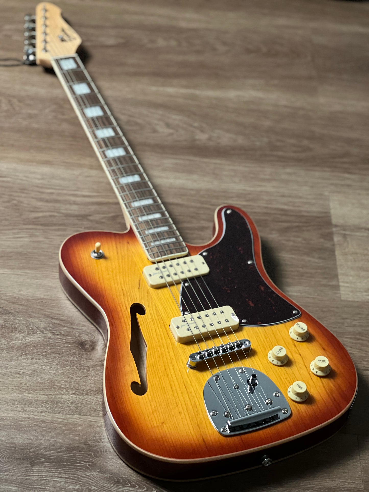 Revelation RFT DLX HB Thinline in Honey Burst