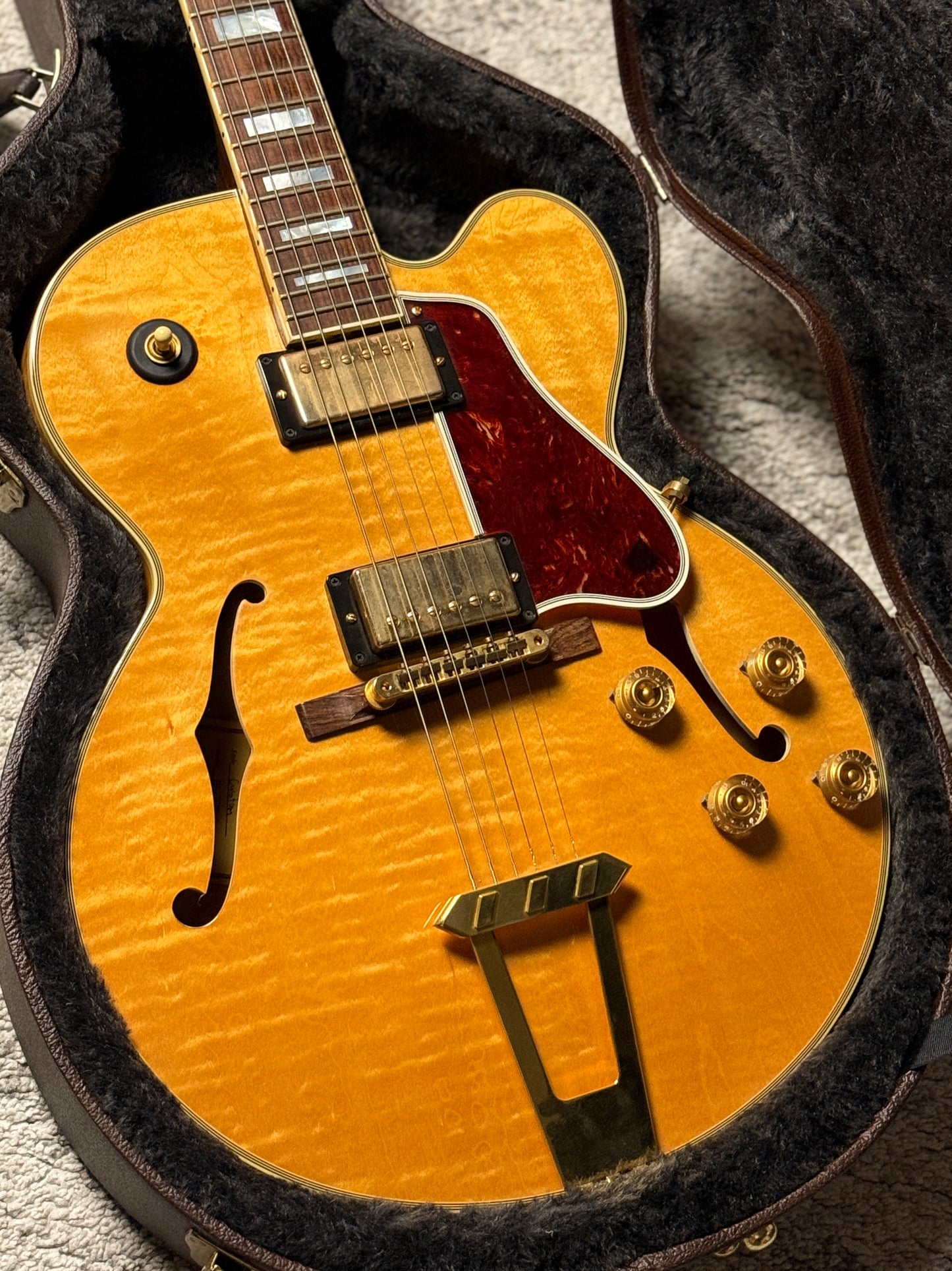 Gibson Memphis ES-275 Custom Figured in Dark Vintage Natural 2017