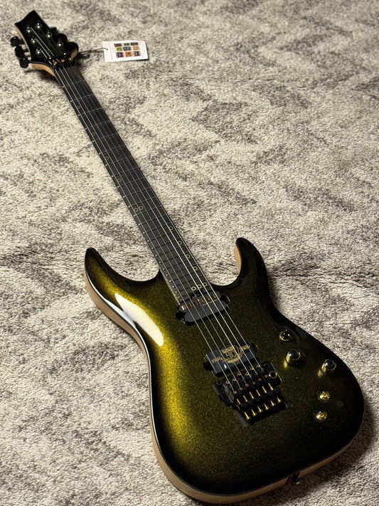 Schecter C-1 FR-S 50th Anniversary in Gold Burst W26010947