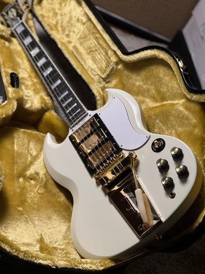 Epiphone 1963 Les Paul SG Custom With Maestro Vibrola in Classic White 26031520675