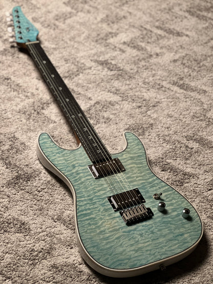 Dhatarattha Custom DST HH Quilt in Mint Green with Rosewood FB