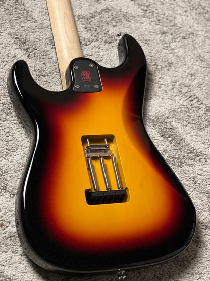 Saito S-622CS SSH Heritage with Rosewood in 3-Tone Sunburst with Mint Green PG 253195