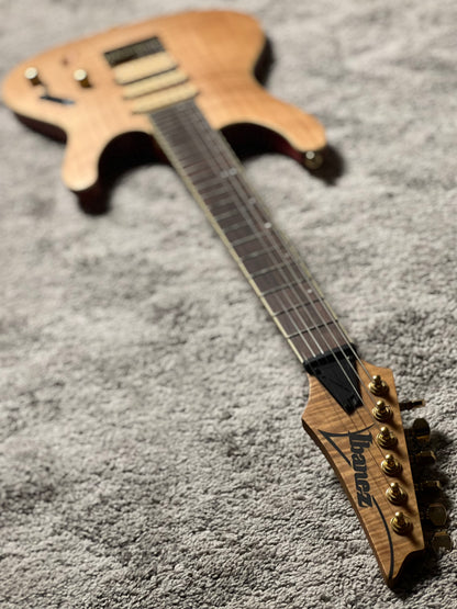 Ibanez SEW761FM-NTF Electric Guitar in Natural Flat I260310943 (USED)