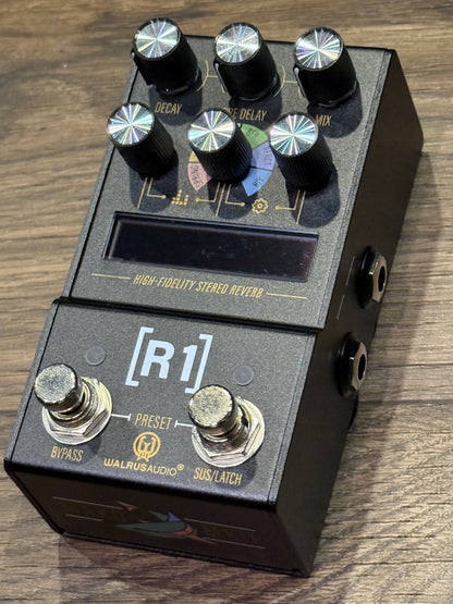 Walrus Audio MAKO Series MKII R1 High-Fidelity Stereo Reverb Guitar Effects Pedal