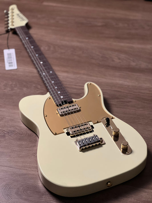 Soloking MT-1G Gold Foil in Vintage White with Gold Hardware Nafiri Special Run JESCAR