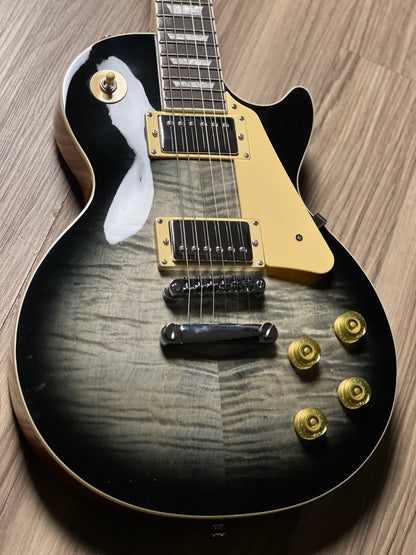 SQOE SELP900 in Charcoal Black Burst with Hardshell Case