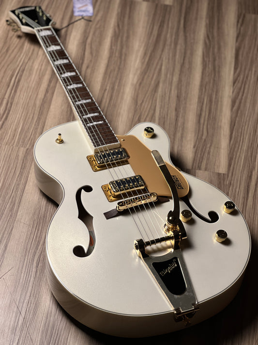 Gretsch FSR G5427TG Electromatic Hollow Body Single-Cut Guitar In Champagne White