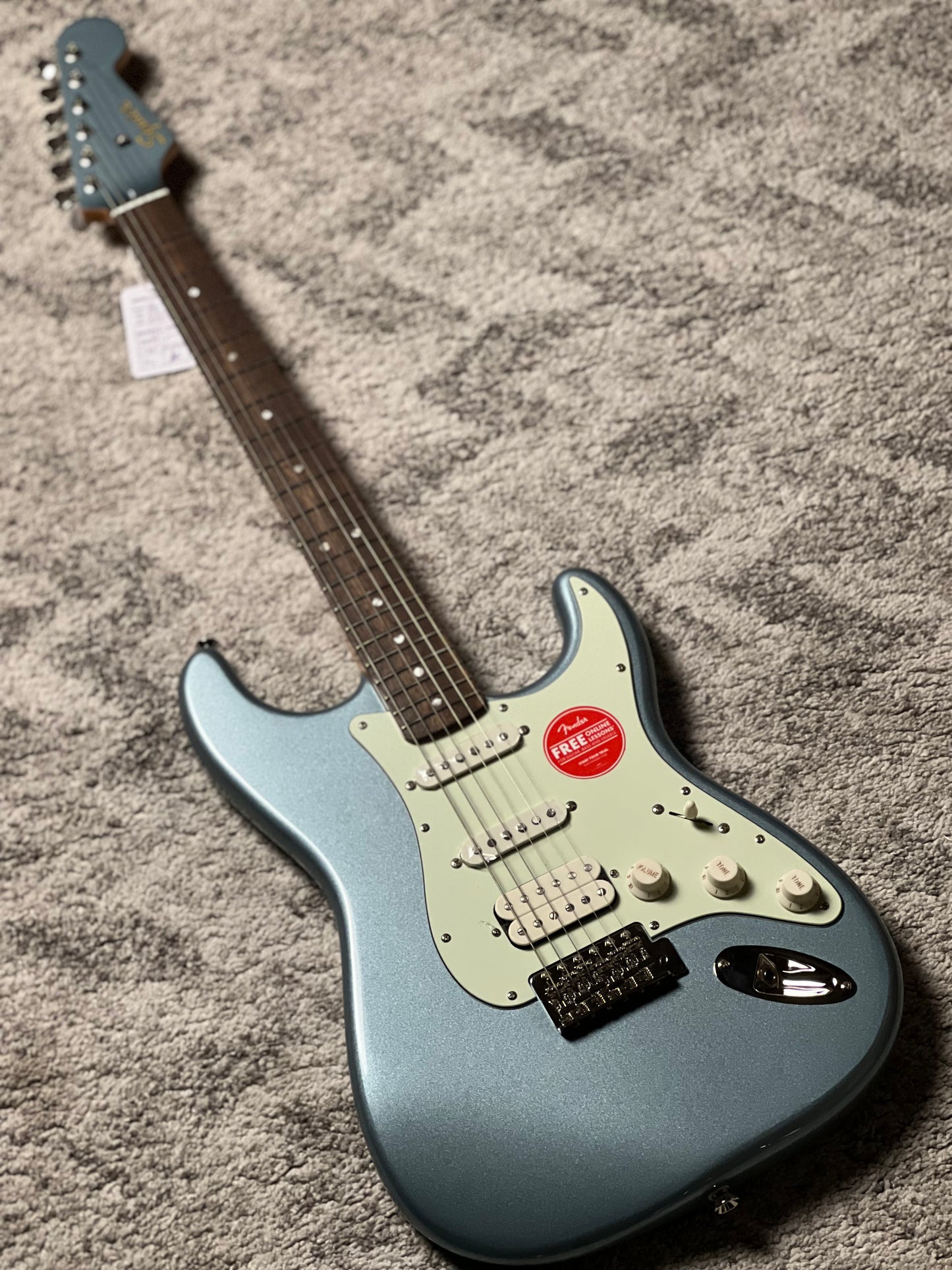 Squier FSR Classic Vibe 60s Stratocaster HSS Electric with Laurel FB in Ice Blue Metallic