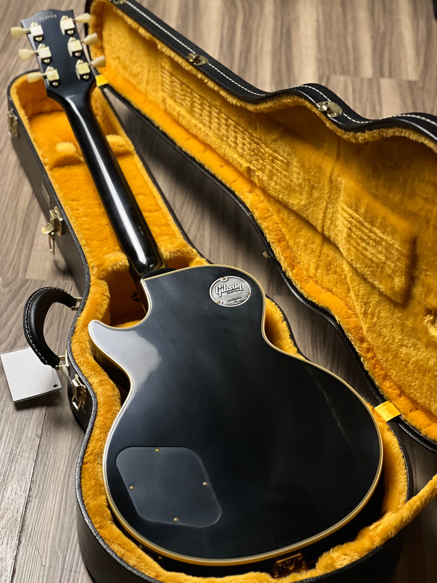 Gibson 1957 Les Paul Custom Reissue 3-Pickup Bigsby in Ebony w/Case 742392