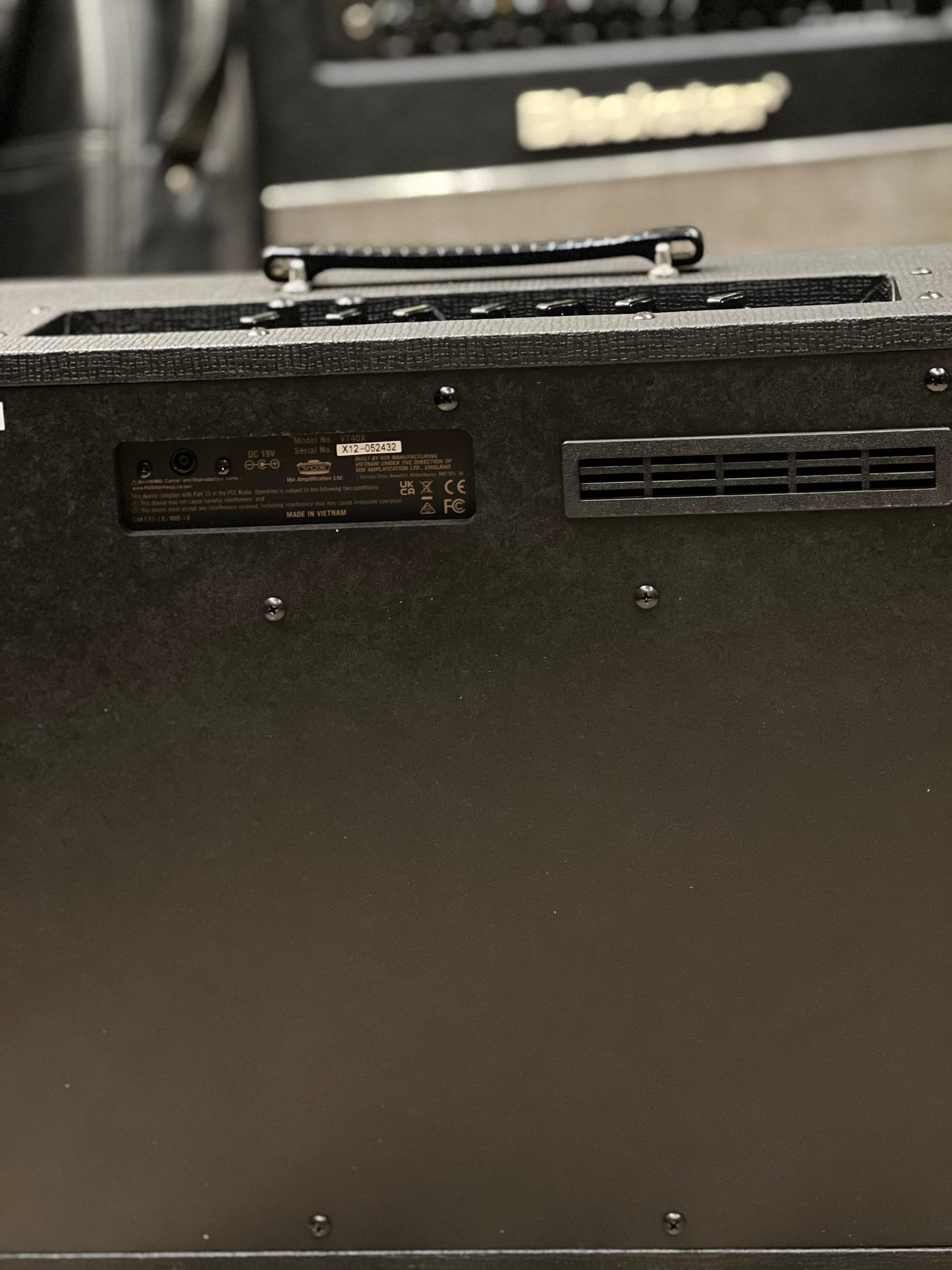 VOX VT40X Classic Blue Modeling Electric Guitar Amplifier