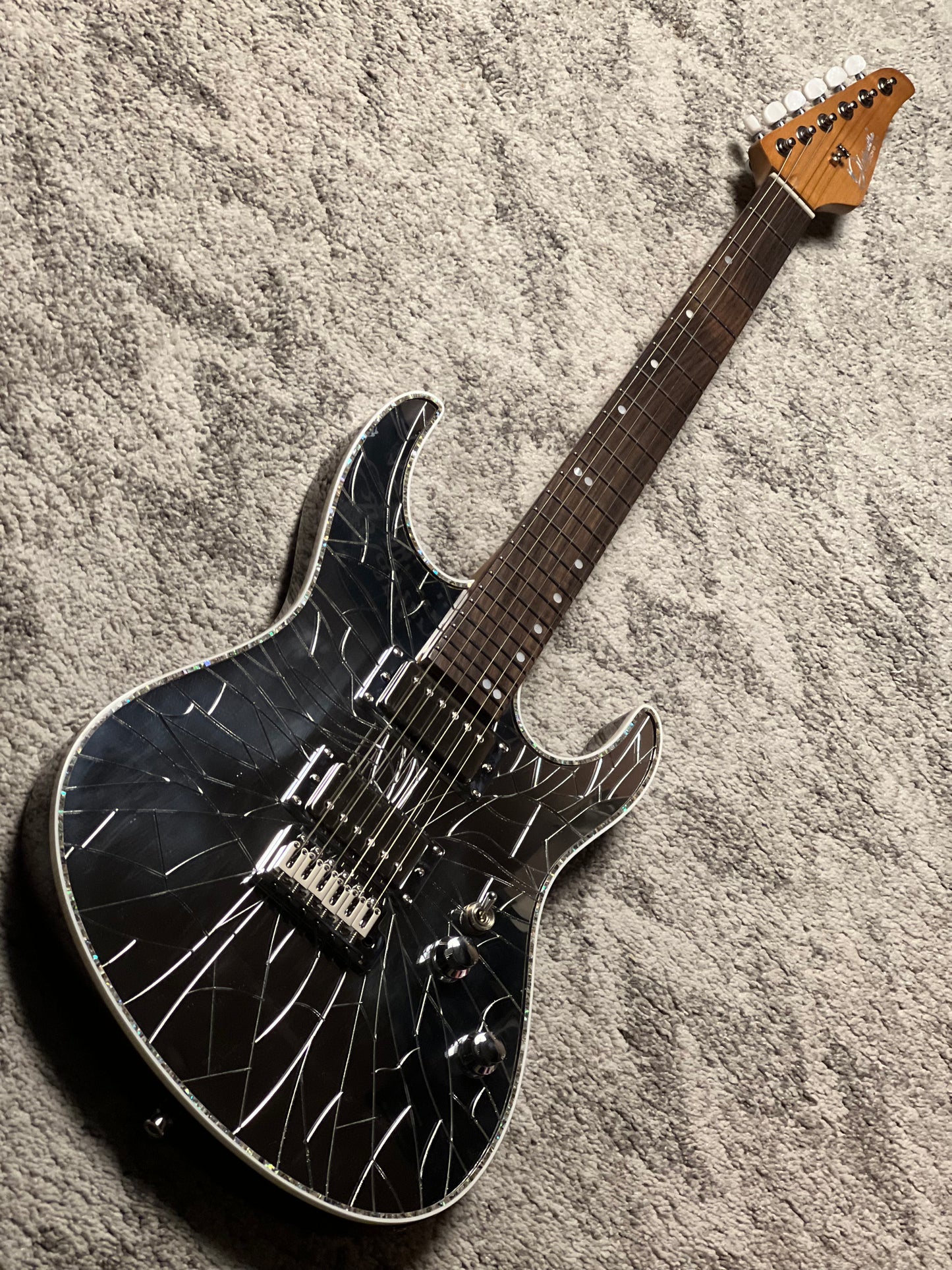 Dhatarattha Custom DST HH in Shattered Mirror with Rosewood FB