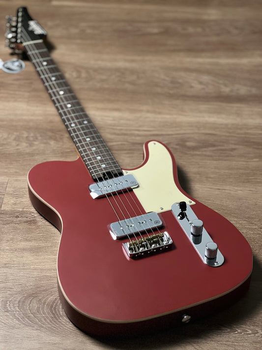 Soloking MT-1 Deluxe P90 in Wine Red