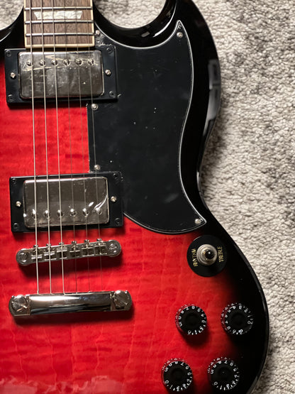 Epiphone SG Tribute Plus in Cherry Burst