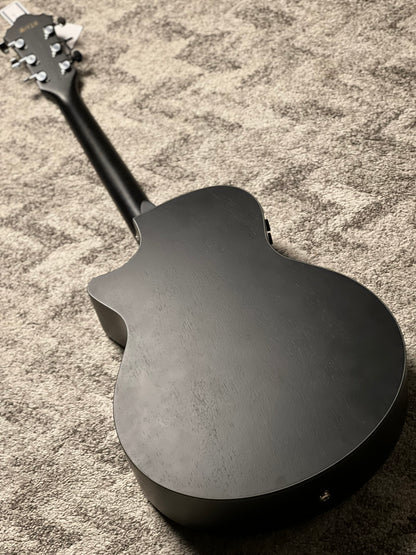 Ibanez AE295-WK Acoustic Guitar in Weathered Black