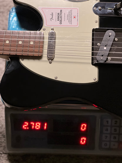 Fender Japan Junior Collection Telecaster with Rosewood FB in Black JD22019558