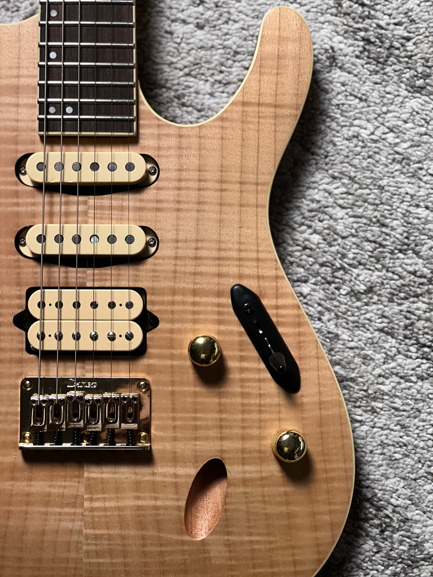 Ibanez SEW761FM-NTF Electric Guitar in Natural Flat I260310943 (USED)
