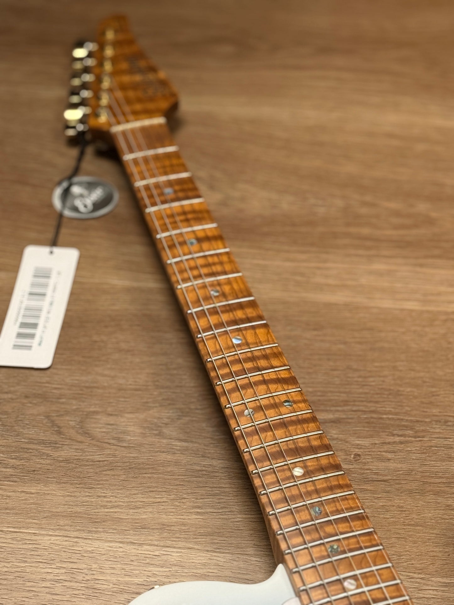 Soloking MT-1 Custom 24 FMN Elite with Flame Neck in Larimar Nafiri Special Run