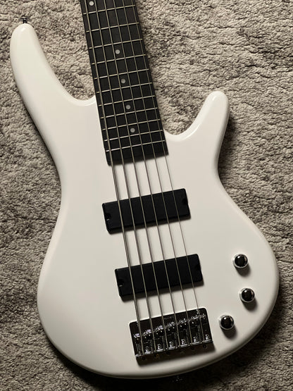 Ibanez GSR186-PW Gio 6-String Bass in Pearl White