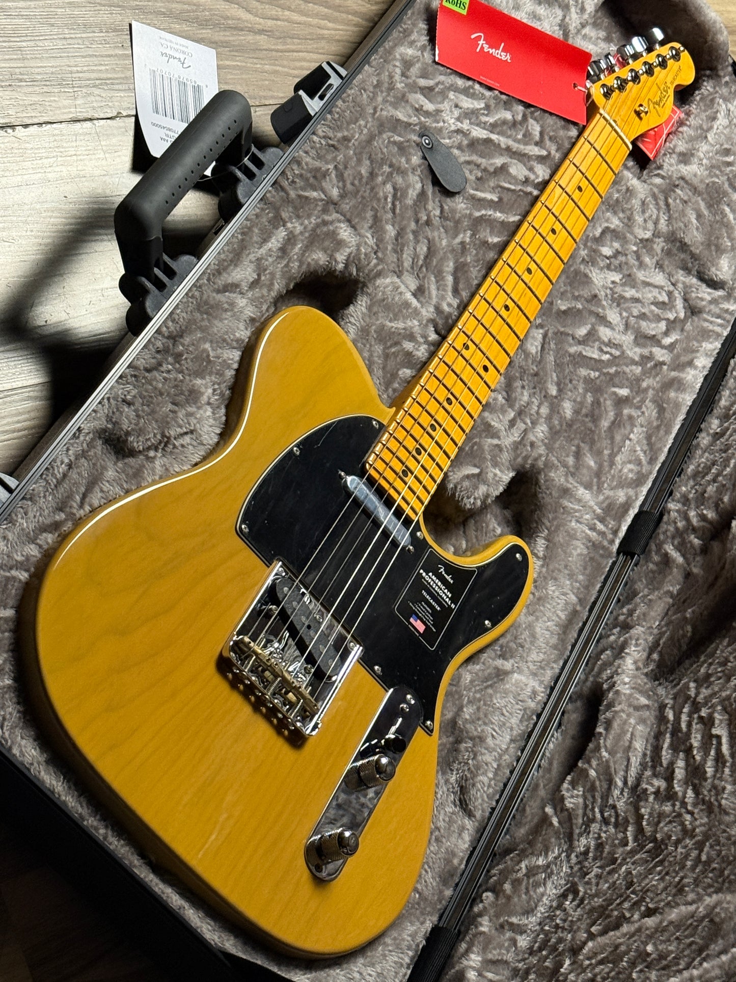 Fender American Professional II Telecaster Maple FB in Butterscotch Blonde US25049706