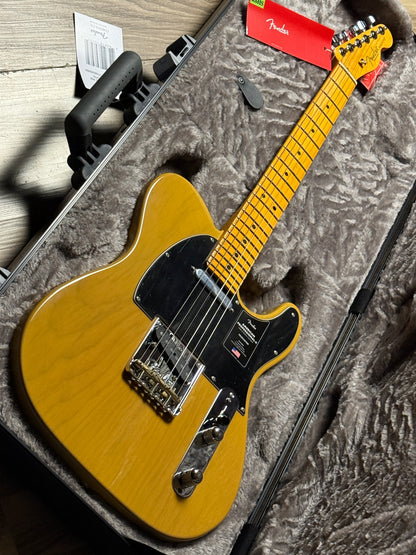 Fender American Professional II Telecaster Maple FB in Butterscotch Blonde US25049706