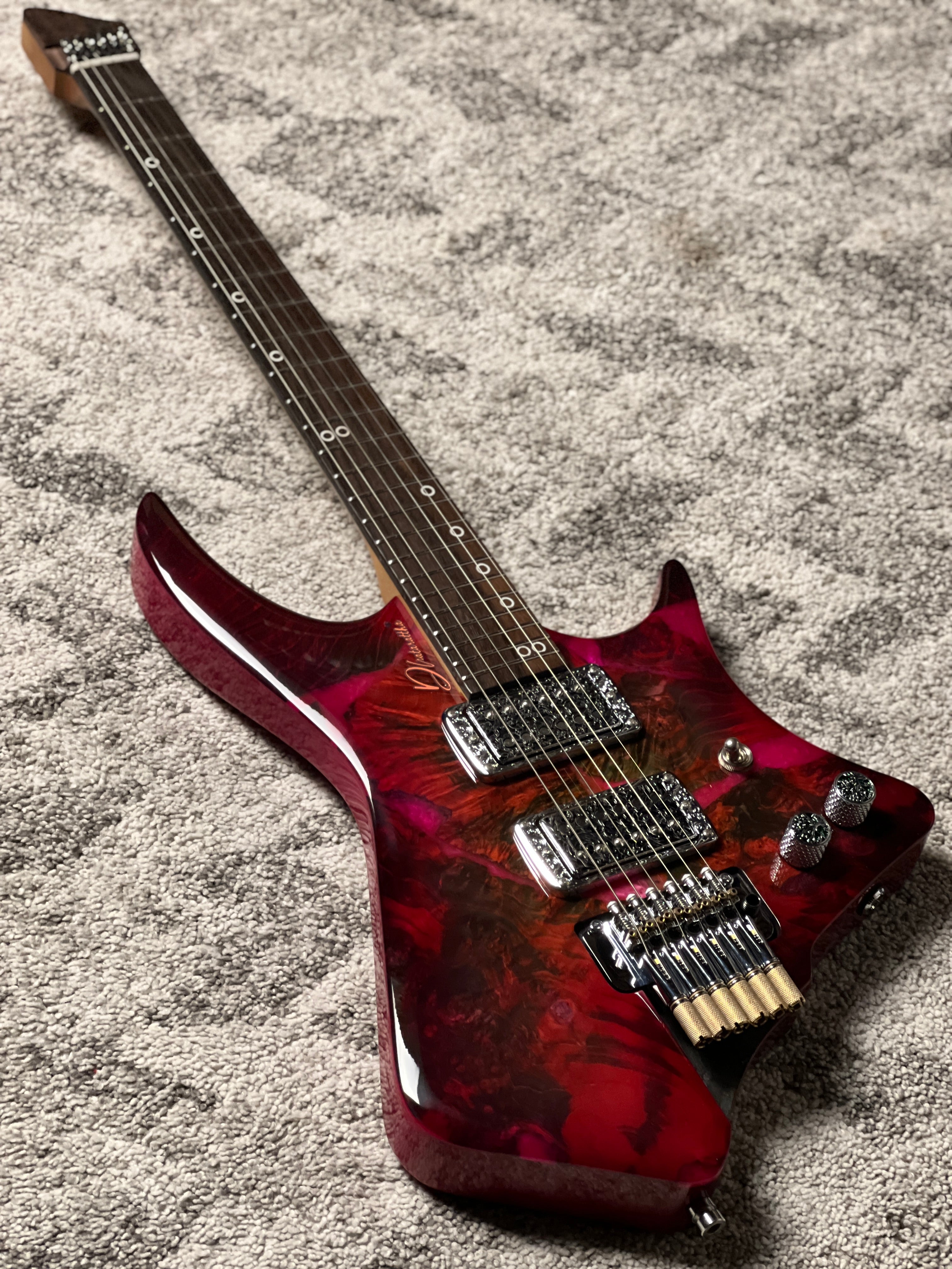 ◇大感謝祭 6st Headless Guitar Black G1G22529 ZX-1 Headless-BLK