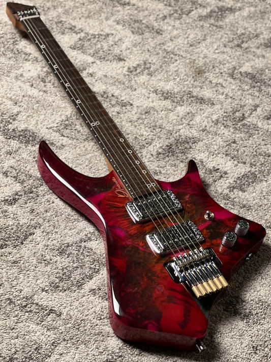 Dhatarattha Custom DHL in Cosmic Nebula Burl Top with RW FB Nafiri Special Run