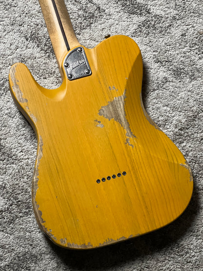 Soloking MT-1 Tribute 50s Relic with maple FB in Butterscotch Blonde