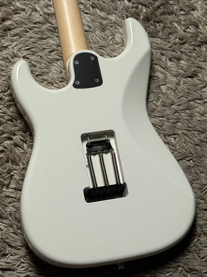 Saito S-622CS SSH Heritage with Rosewood in Olympic White with Tortoise PG 253046